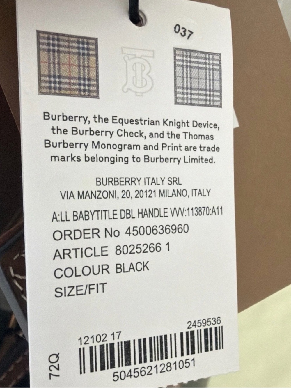 Burberry Title Handbag - Picture 12 of 16